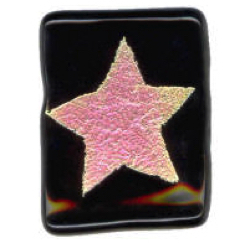 22-1.6.3  Star (5 points) - fused black glass